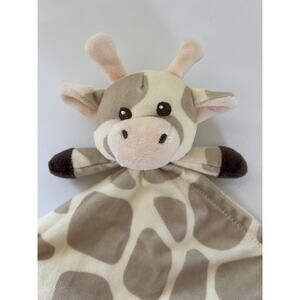 Giraffe Lovey Security Blanket Zooawa Baby Toy Soft Yellow